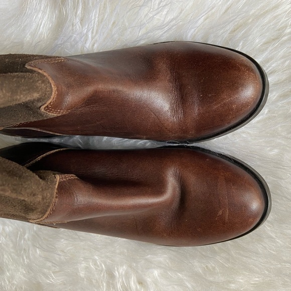 steve madden leather suede boot equestrian riding boots ritte tall boot size 6 - Picture 4 of 15